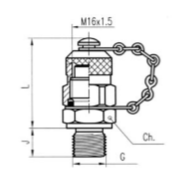 M16X1.5測(cè)壓接頭系列615.01